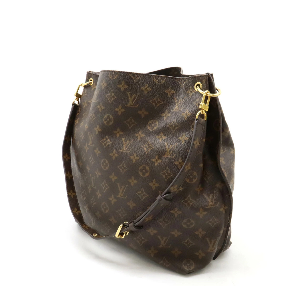 Louis Vuitton Monogram Shoulder Metis Bag Strap Hobo Brown